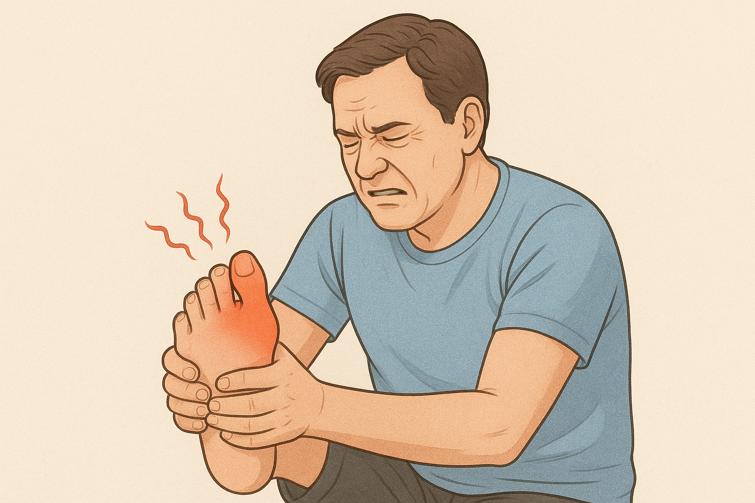 통풍 관련 사진