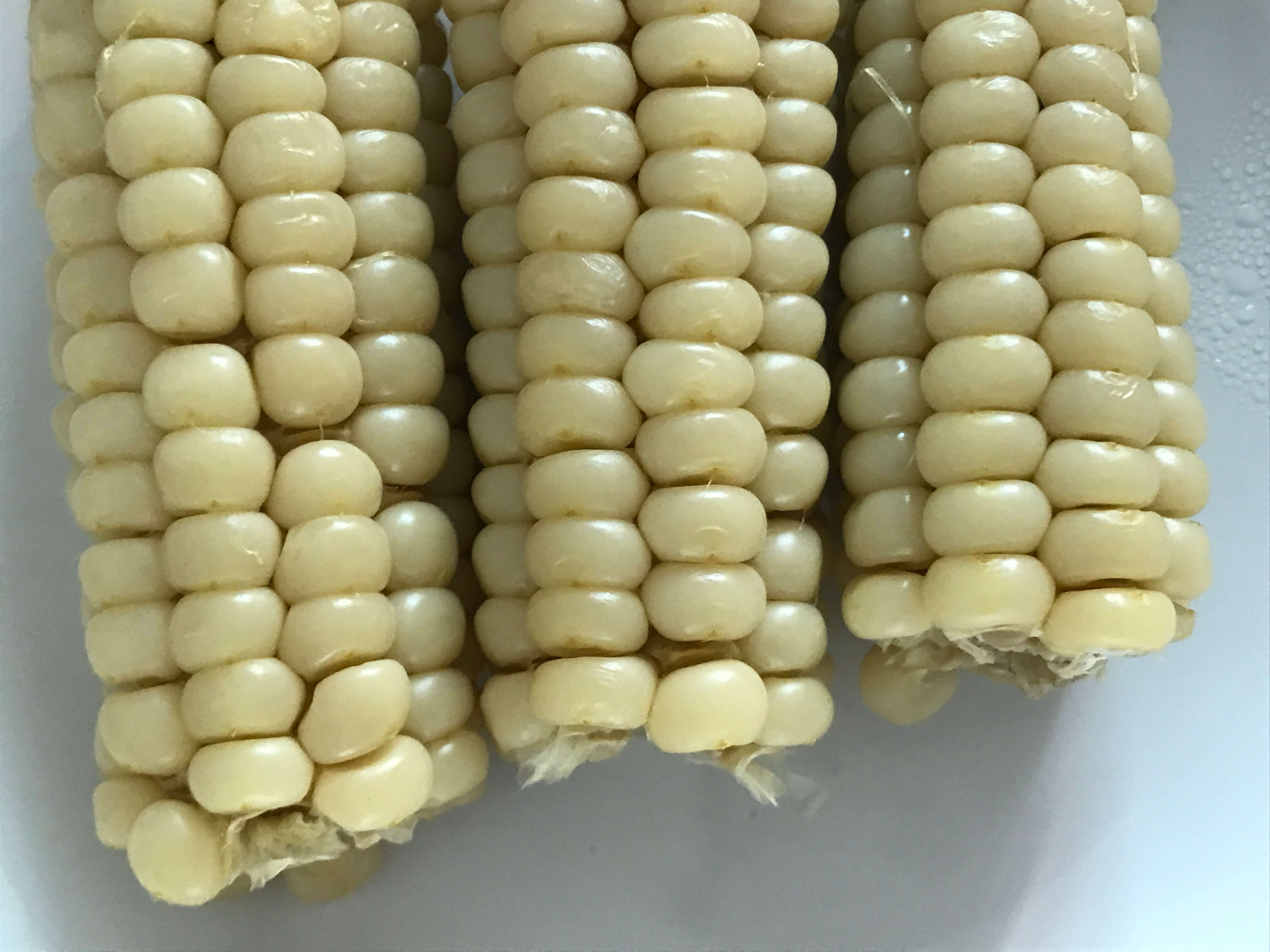 삶은 찰옥수수 확대