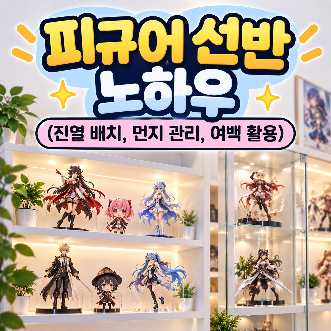 피규어 선반 노하우