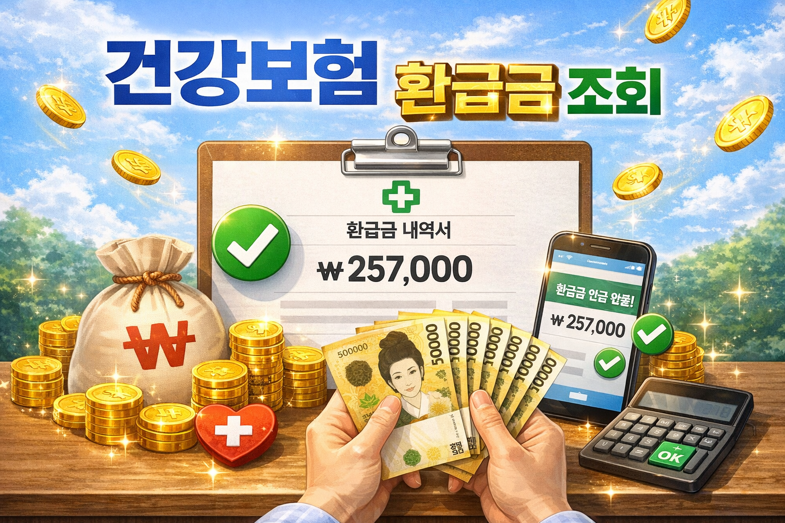 건강보험 환급금 조회 방법