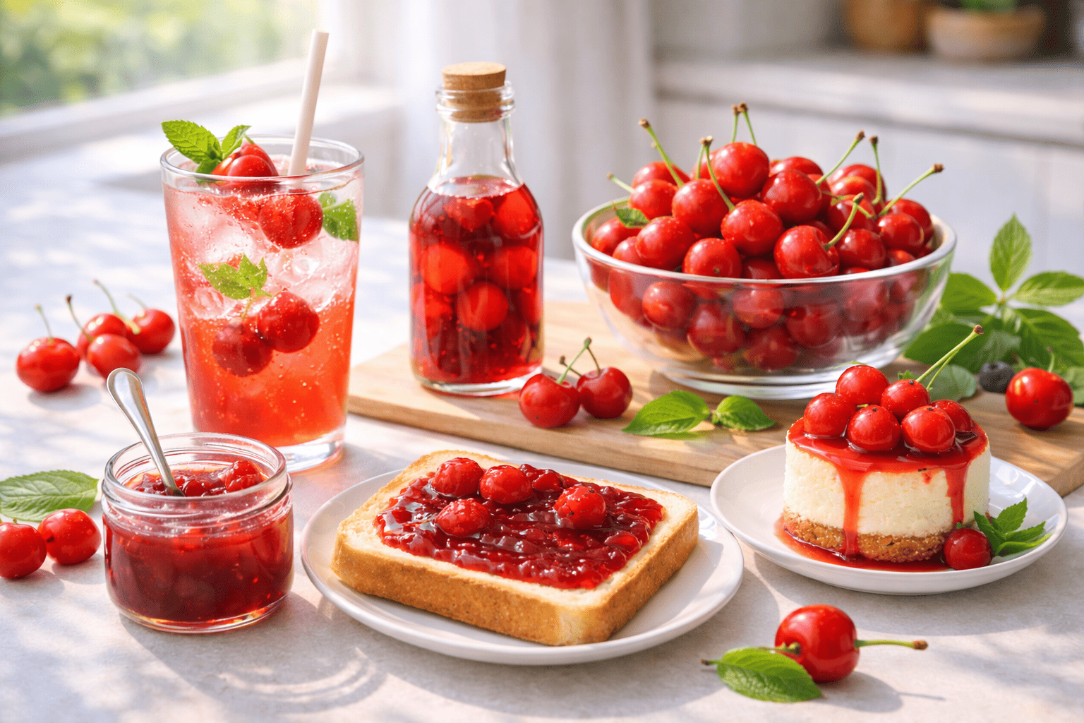 앵두의 다양한 섭취 방법