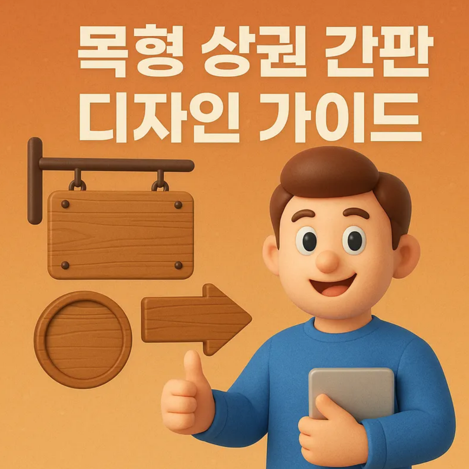 목형 상권 간판 디자인 가이드