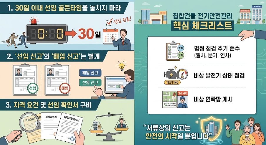 전기안전관리자 핵심 체크리스트
