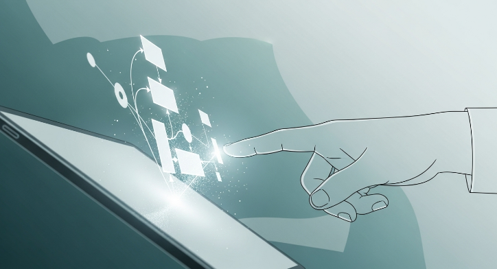 AI가 블로그 글의 개요와 구조를 빠르게 생성하는 모습을 시각화한 이미지, 효율적인 콘텐츠 계획을 상징합니다.