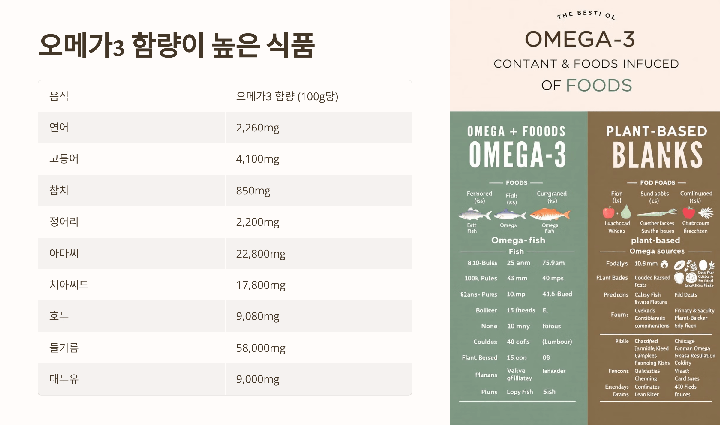 오메가3와 관련된 사진입니다.