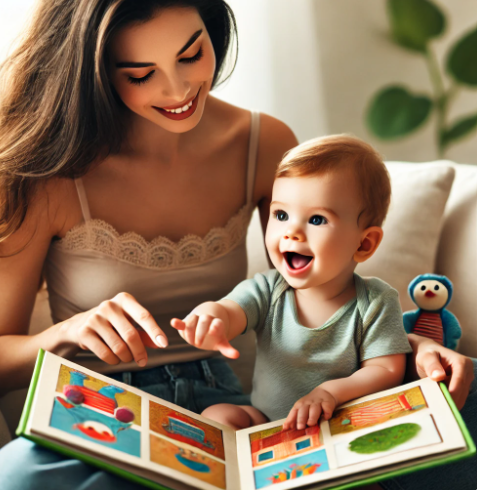 아기 언어발달 촉진하는 말걸기와 책 읽어주는 요령