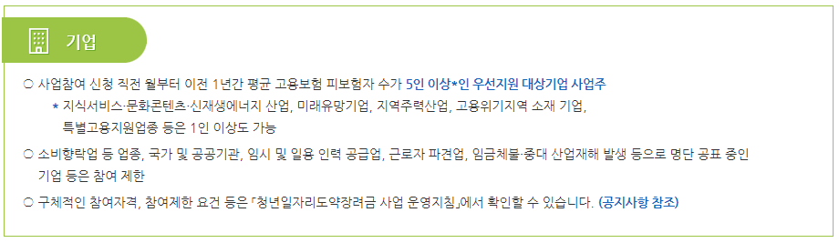 청년일자리도약지원금-워크넷