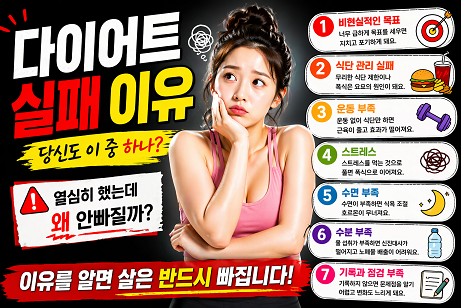 다이어트 실패 이유