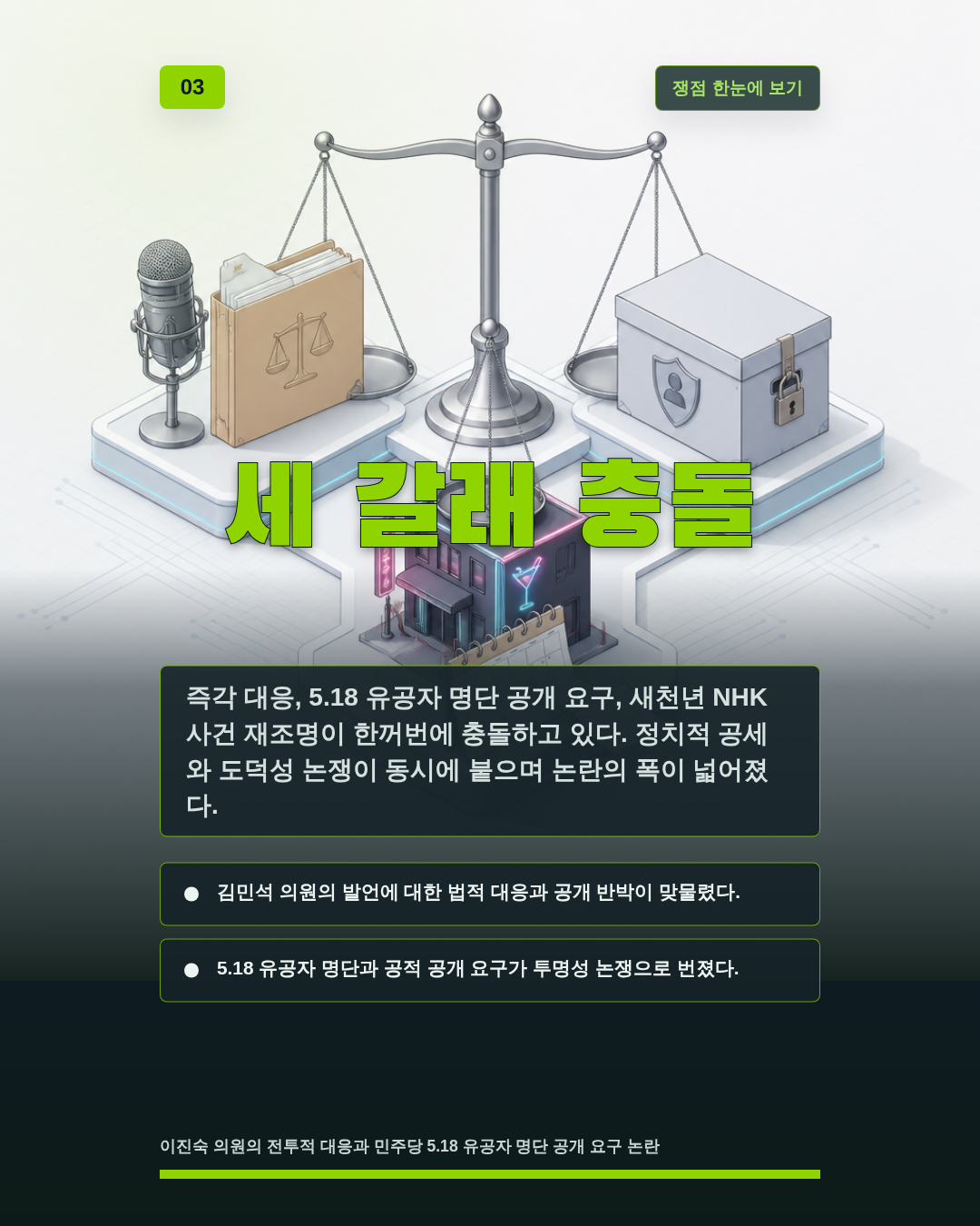 세 갈래 충돌