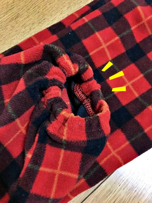 홈웨어 바지 밑단 길이 짧게 줄이는법