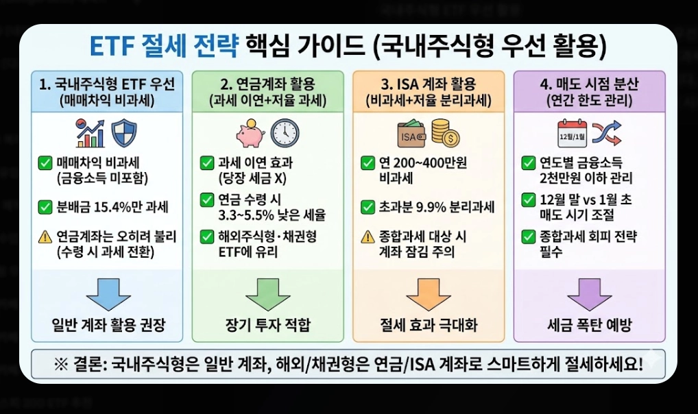 ETF 분배금 세금 총정리 [2026년 최신] 금융소득종합과세 기준 및 절세 전략 5가지