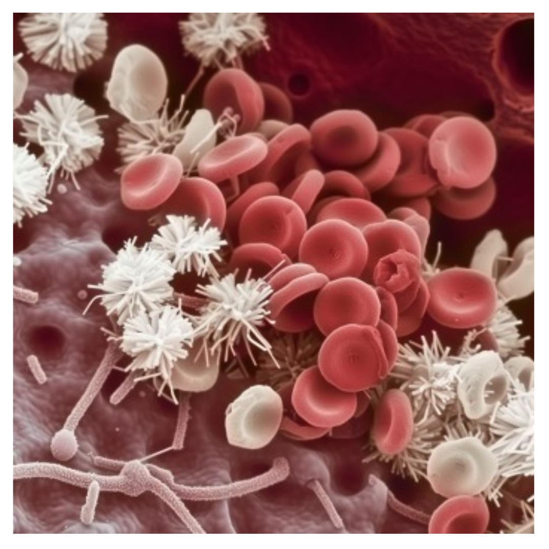 고지혈증과 관련된 사진입니다.