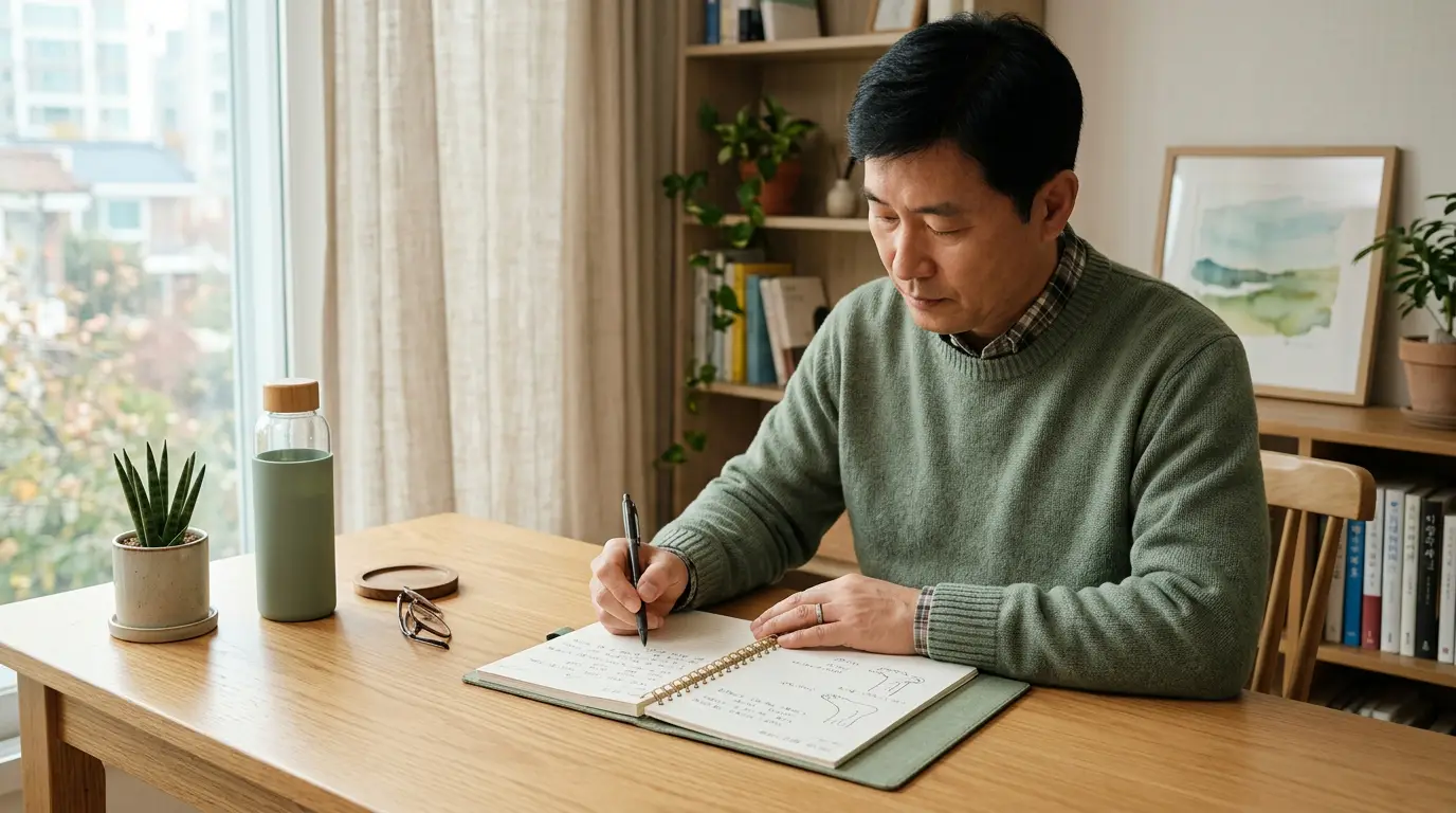 통풍 발작 날짜와 유발 요인을 기록하는 건강노트