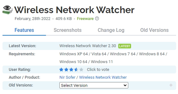 Wireless-Network-Watcher