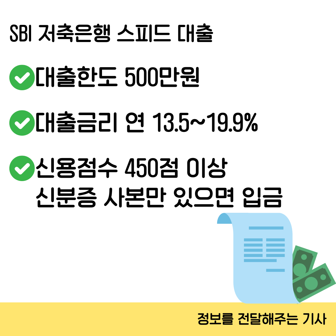 SBI 저축은행 스피드 대출