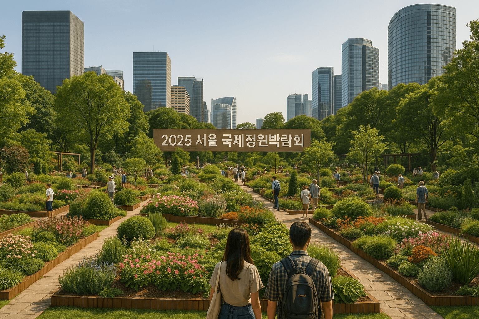 2025 서울 국제정원박람회, 도심 속 정원, 다양한 글로벌 식물 전시