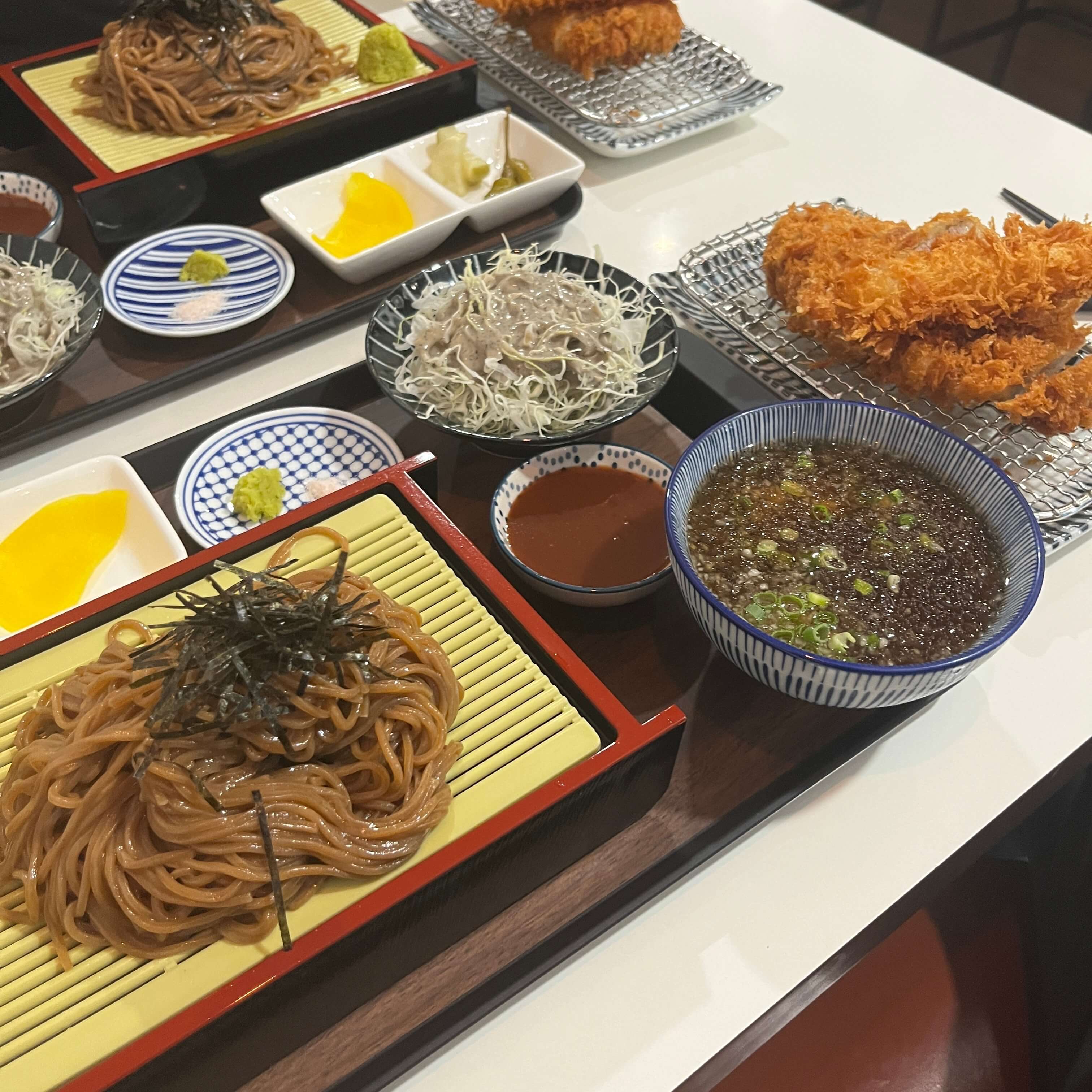 판소바 + 돈까츠 + 에비까츠