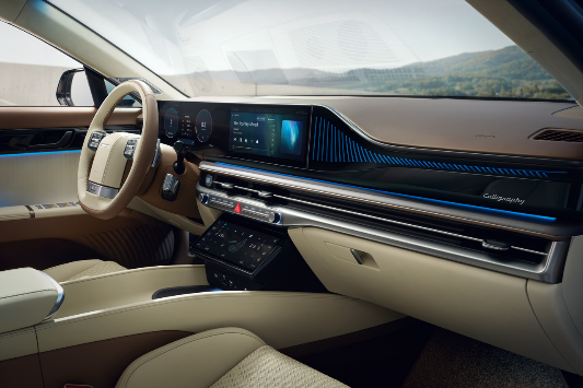 현대 그랜저 내부디자인