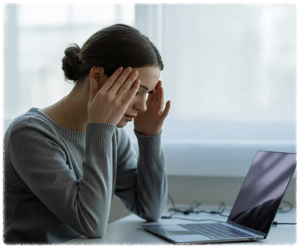 스트레스, 피로 누적 컨셉 이미지