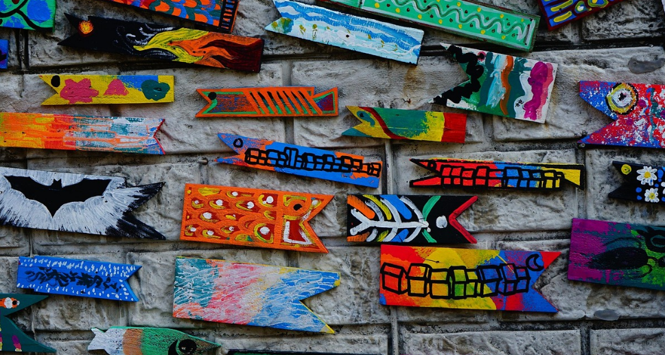 부산 벽화의 모습