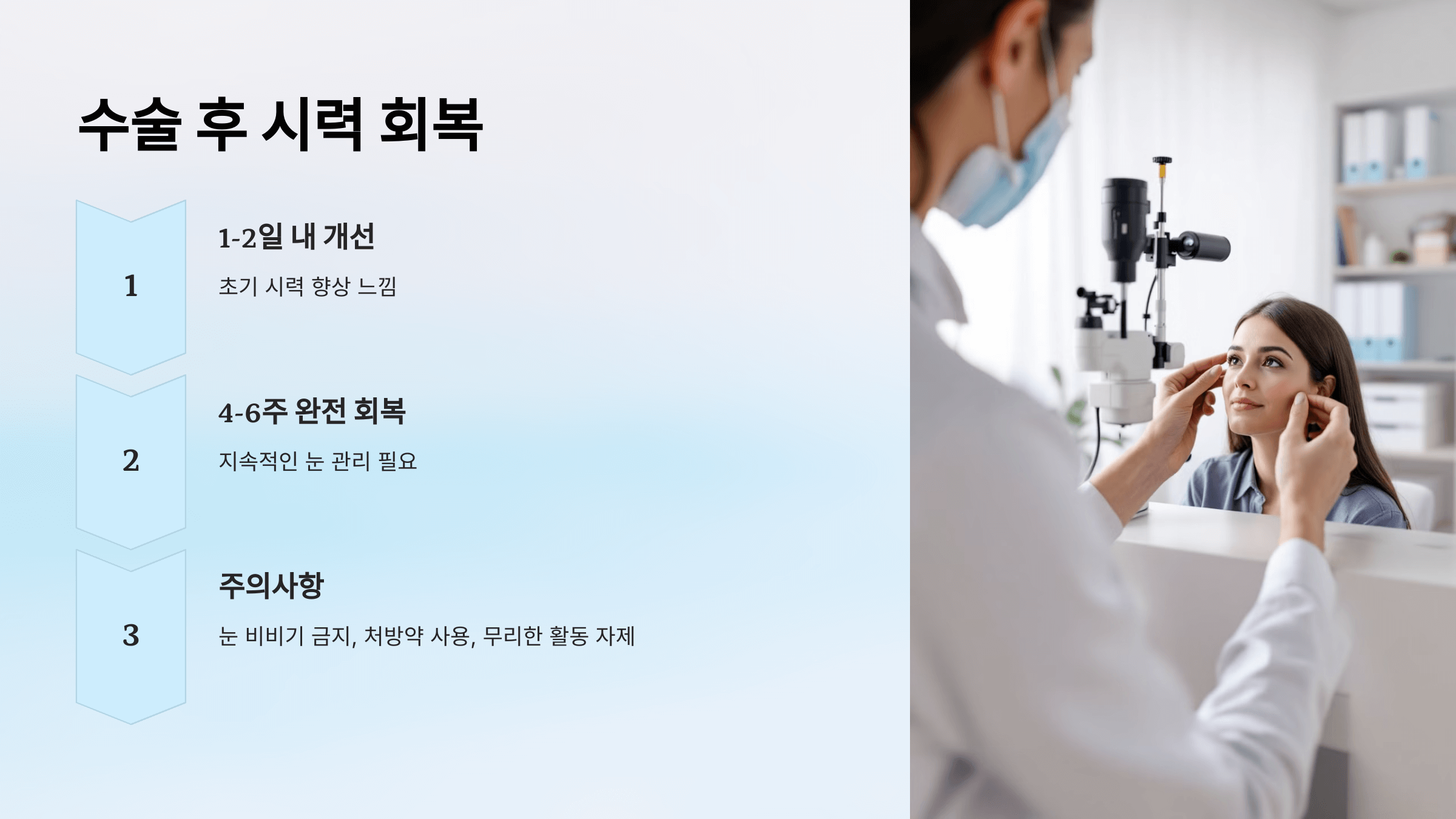 백내장과 관련된 사진입니다.