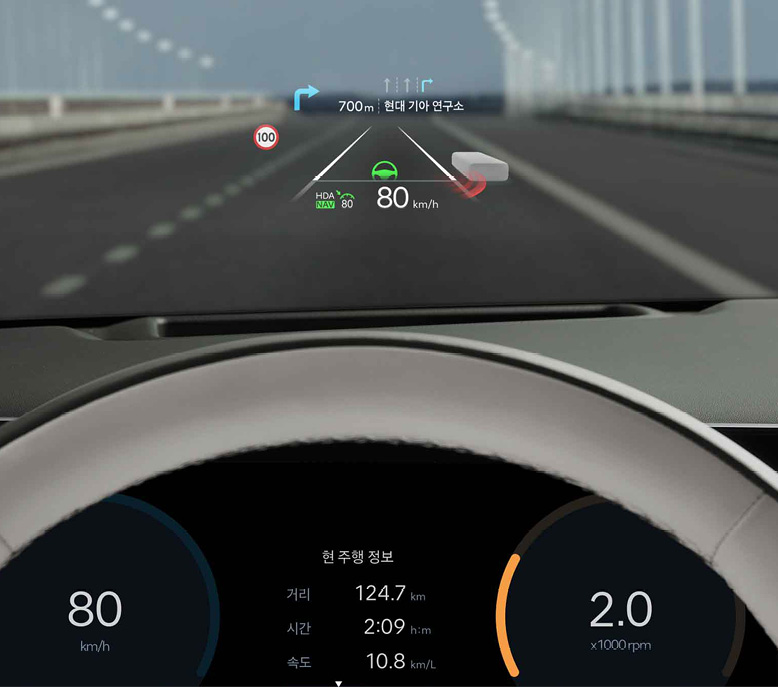 현대 싼타페 하이브리드 실내디자인
