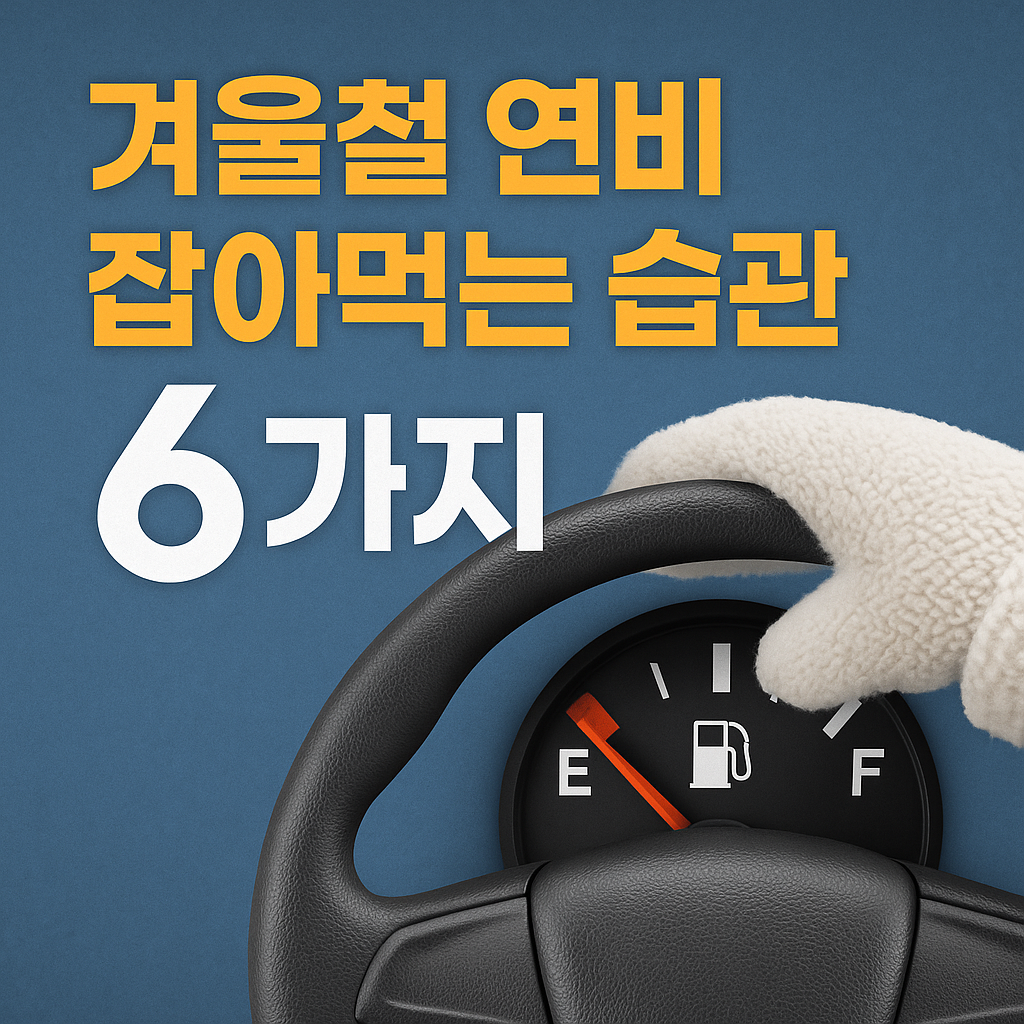 모르면 손해! 겨울철 자동차 연비 떨어지는 이유 6가지, 당신도 하고 있다! (2025 최신판)