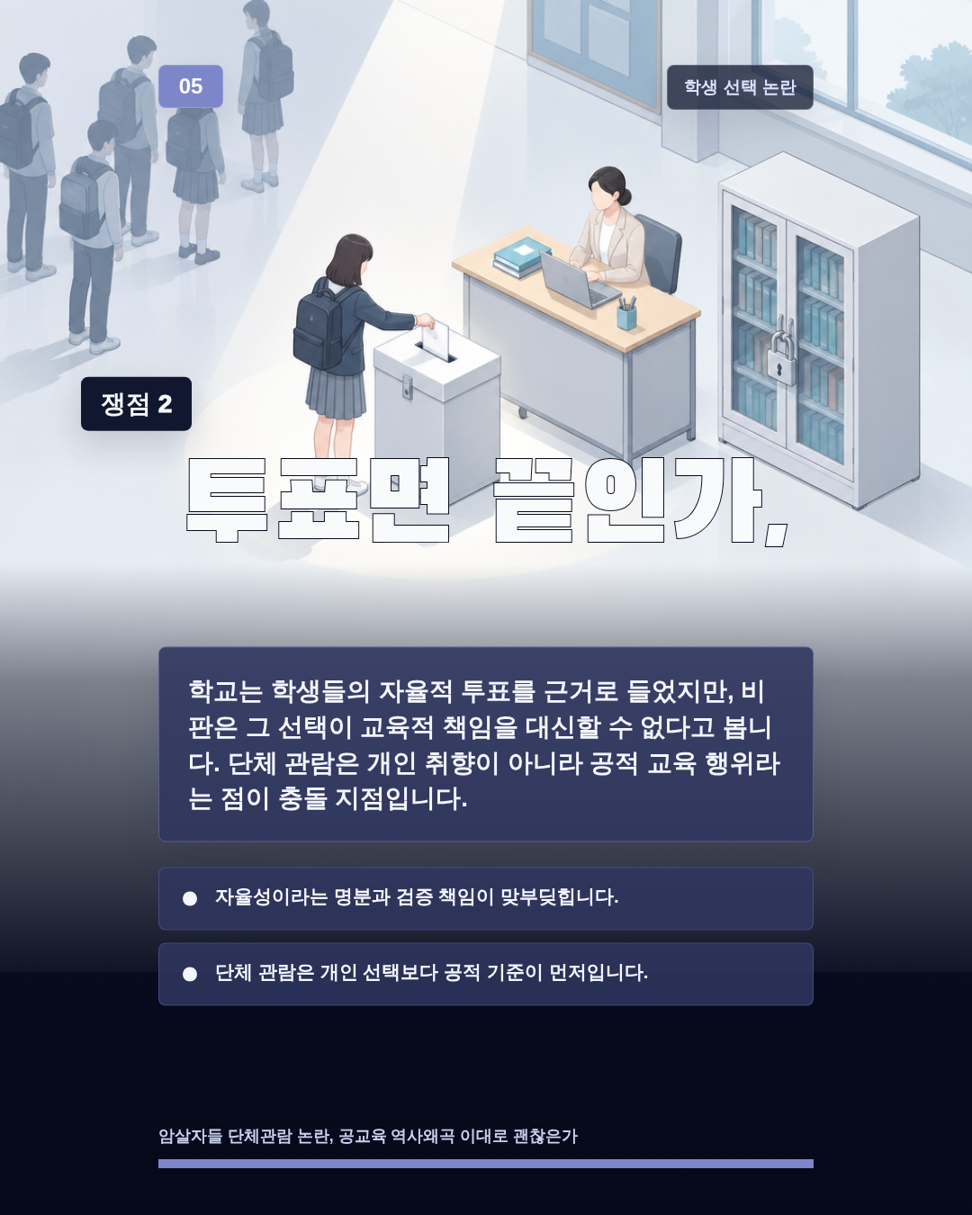 투표면 끝인가,