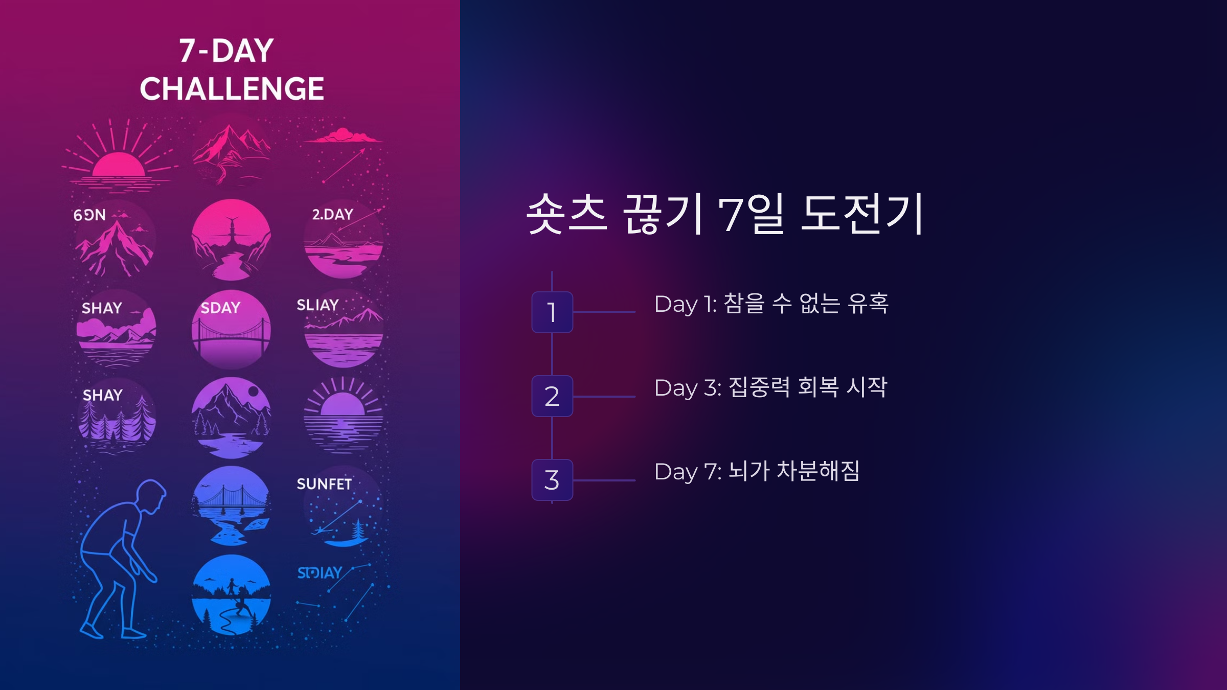 4. 숏츠 끊기 7일 도전기 (실제 경험담)