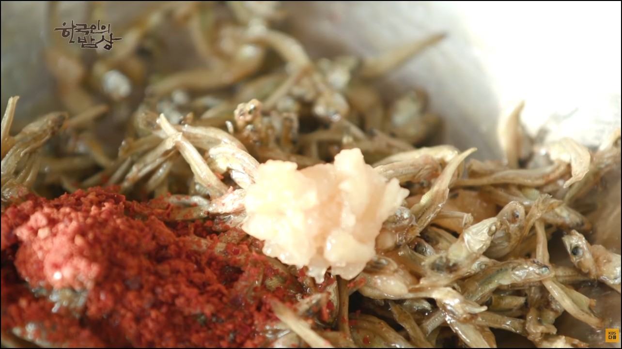 고구마 조청 들어간 멸치 무침