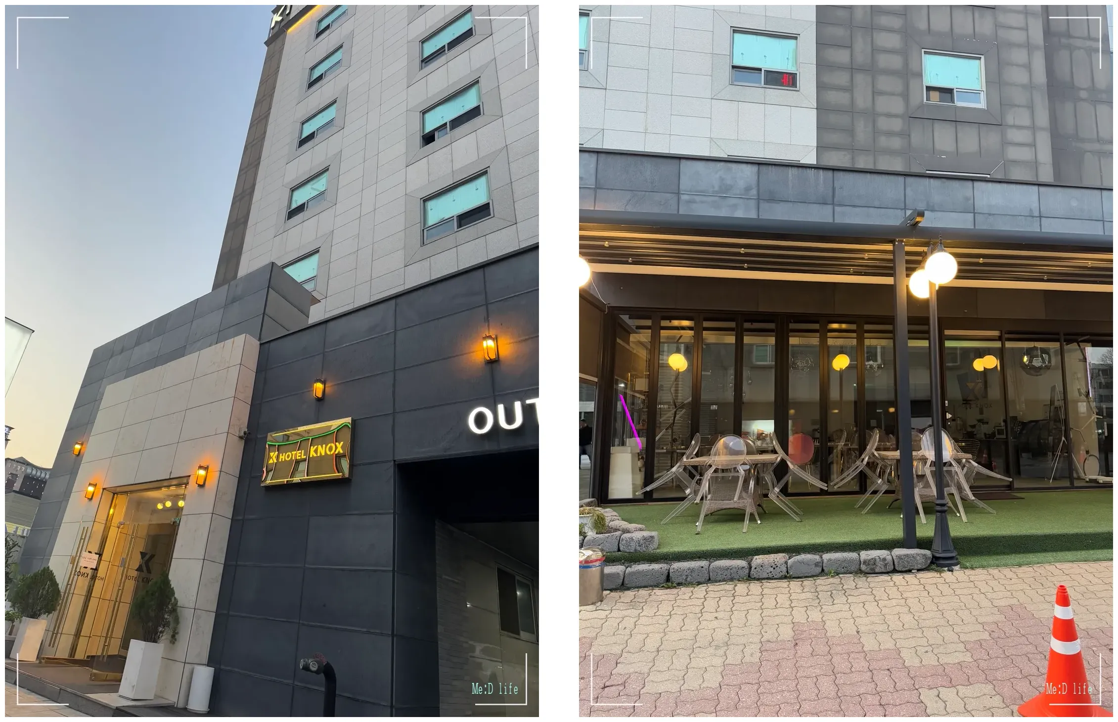녹스호텔-천안-두정동-두정역-입구-외관-카페테리아
