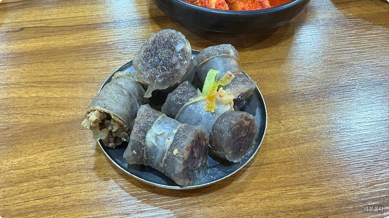 청담순대국 일산점 - 순대 개수