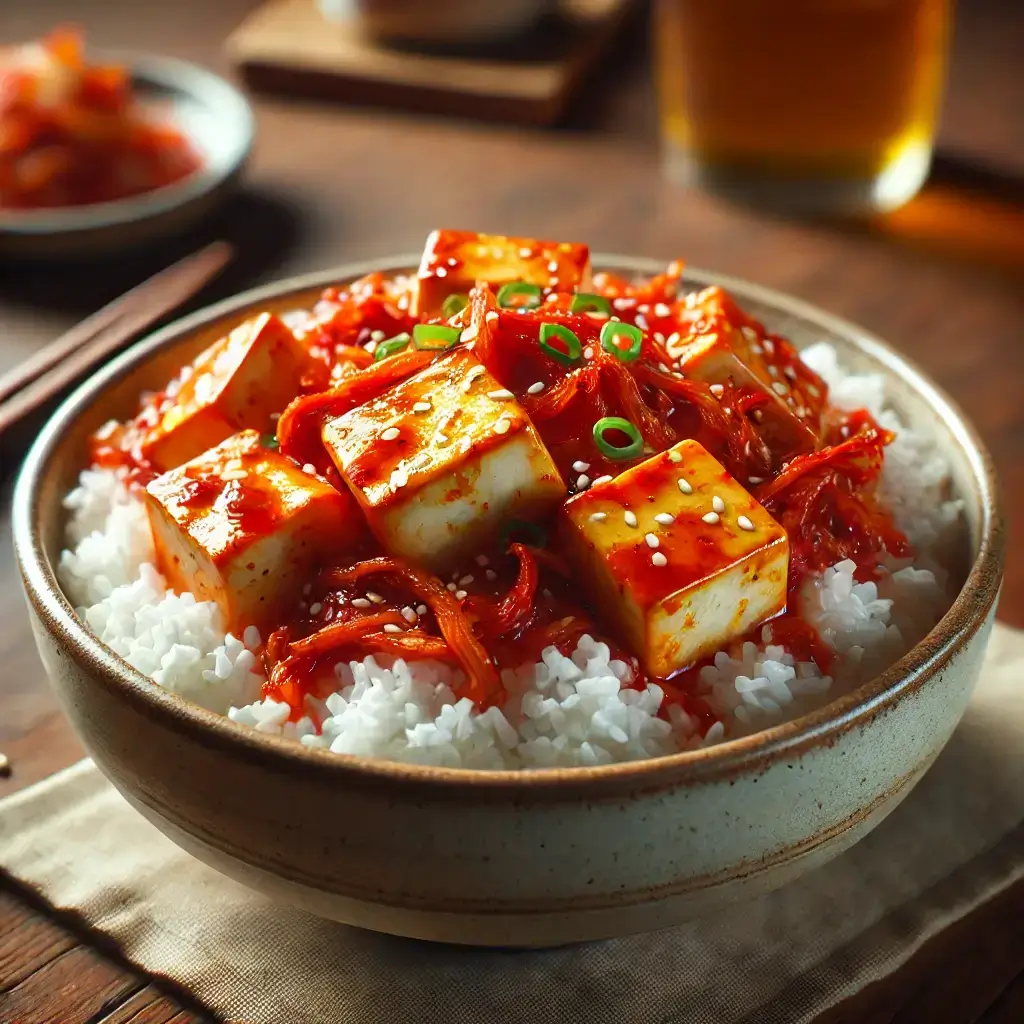 김치두부덮밥
