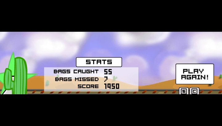 아빠와나-기차편-플래시게임-종료-화면