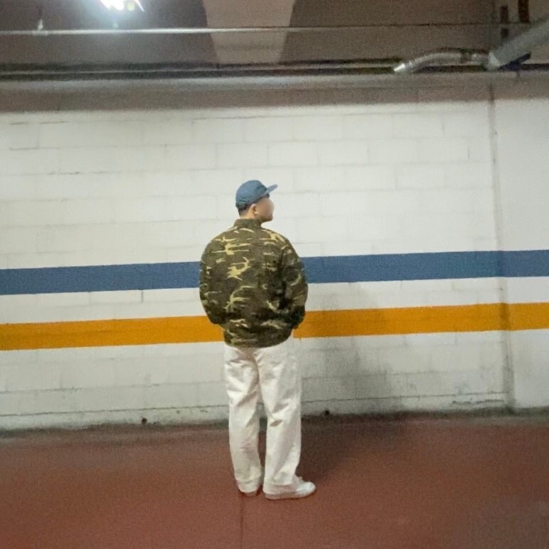 데일리룩(오뭘입)오베이 모자 더스티블루, 위캔더스 카모 자켓, 무신사스탠다드 크림 팬츠, 나이키 블레이저 로우 77, 남자데일리룩, 남자데일리코디, 남자데일리패션, ootd