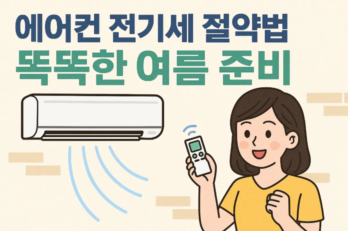 에어컨 전기세 절약법 팁 핵심