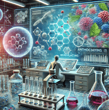안토시아닌, 미세플라스틱과 싸울 수 있다