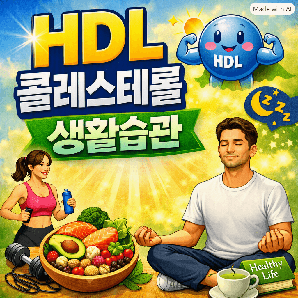 HDL 콜레스테롤 높이는 생활습관 7가지, 일상에서 쉽게 실천하는 방법
