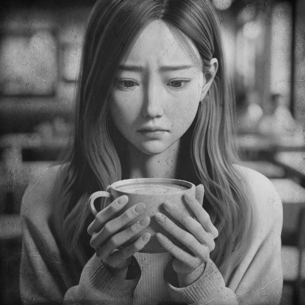 커피 추출 가이드 커피 과다 추출 및 과소 추출의 원인과 해결책_과소 추출된 커피를 마시고 아쉬워하는 모습