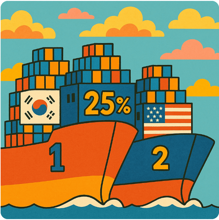 미국 대한민국 상호관세 25% 공식발표3