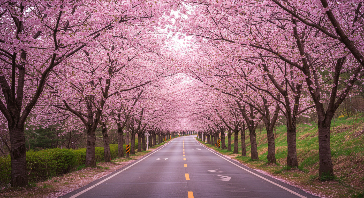 전북 남원요천 벚꽃길