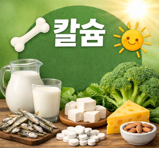 칼슘 흡수율 높이는 방법 총정리 : 비타민 D부터 식습관까지