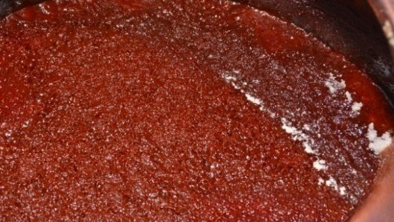 고추장에 핀 골마지