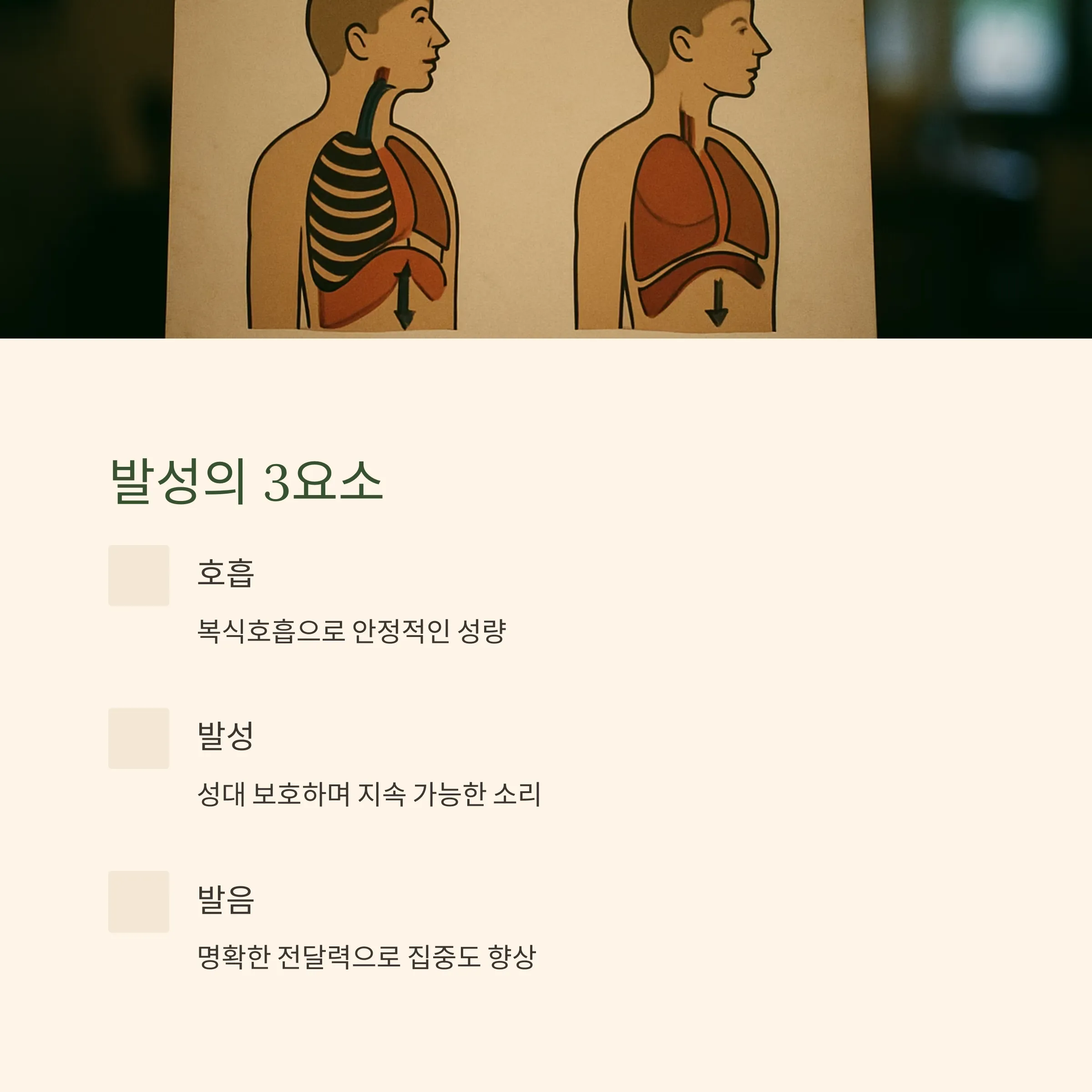 강의용 발성 완벽 가이드