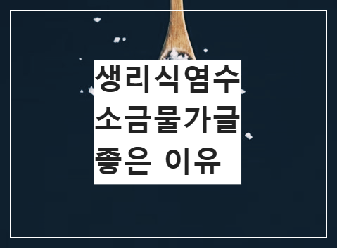 숟가락에 있는 소금