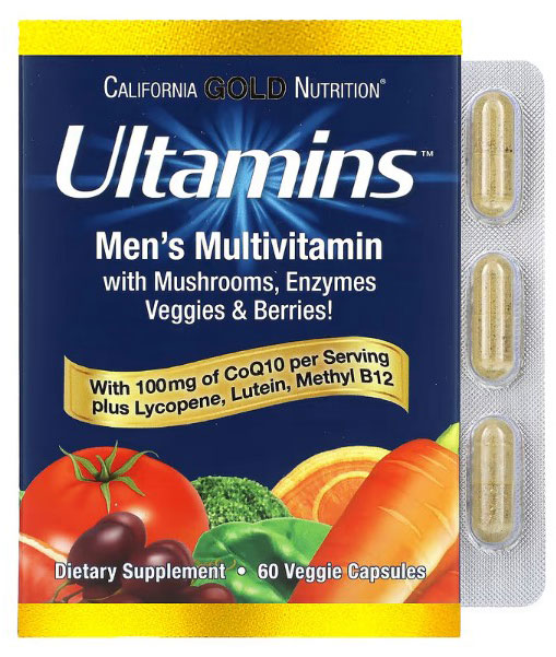 California Gold Nutrition Ultamins Man