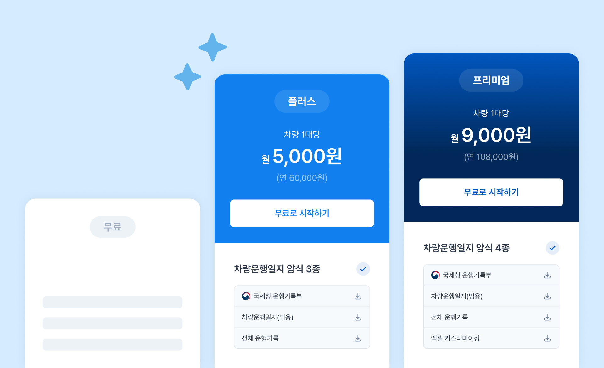 차량운행일지양식요금제