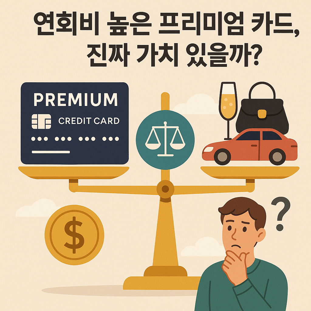 연회비 높은 프리미엄 카드, 진짜 가치 있을까? 관련 이미지 사진