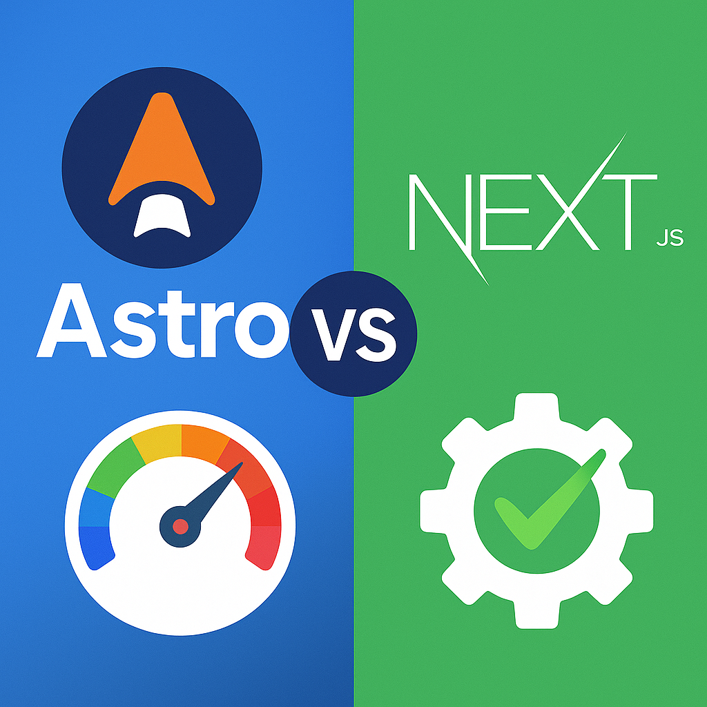 Astro로 정적 사이트 생성하기 - Next.js 대안 탐색