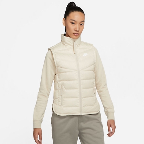 나이키 2021 여성 경량 패딩조끼 덕다운조끼 아이보리(4078) 하이넥 오리털 이너조끼